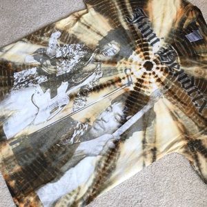 Jimi Hendrix Tye Dye T-shirt Mens Large